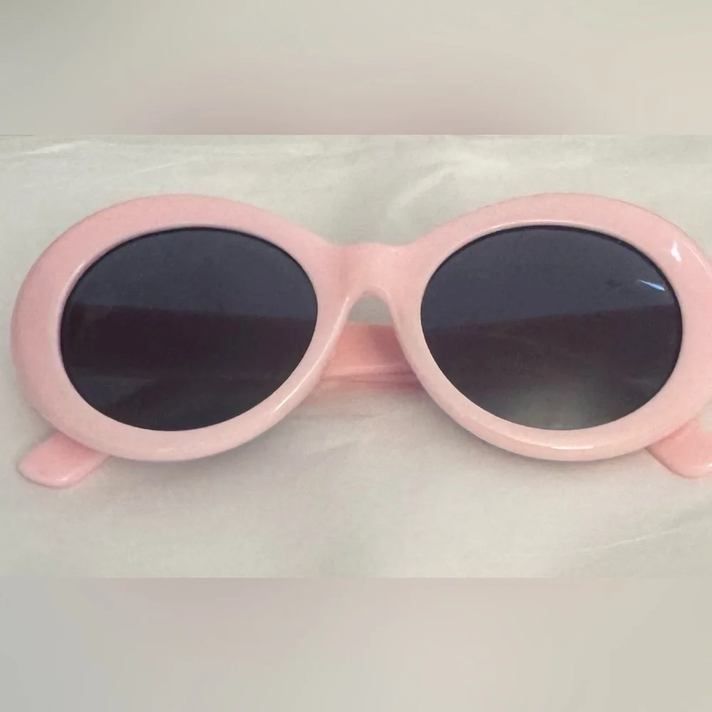 Toddler set of Black and Pink Sunglasses
